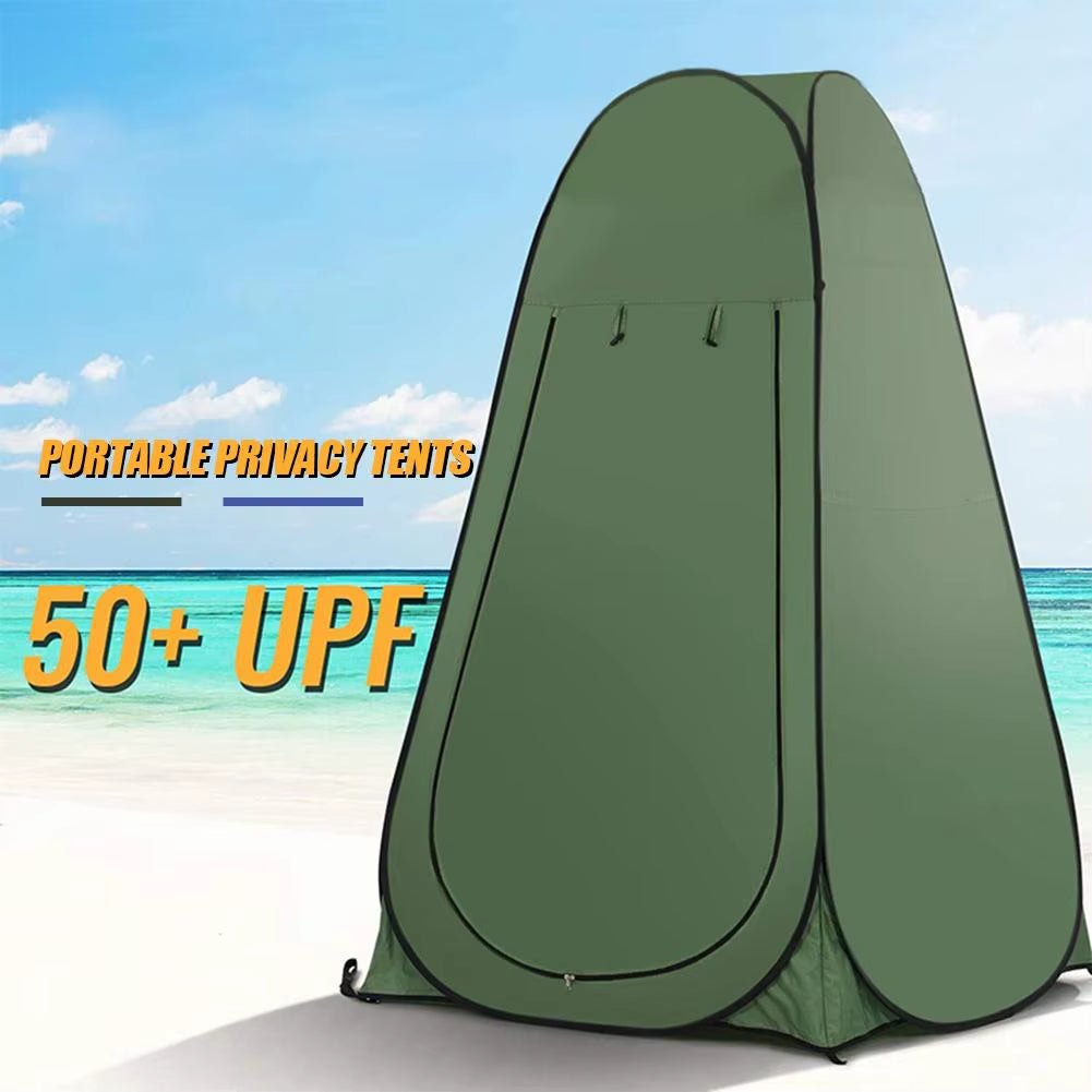 Portable Pop-Up Privacy Shower Tent Spacious Changing Room for Camping Fishing Hiking Beach Outdoor Toilet Shower Bathroom
