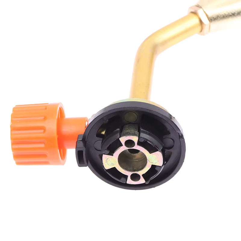 Double Tube Welding Torch Flame Gas Torch Lighter Butane Burner Outdoor Camping BBQ Ignition Flamethrower Grill Tool