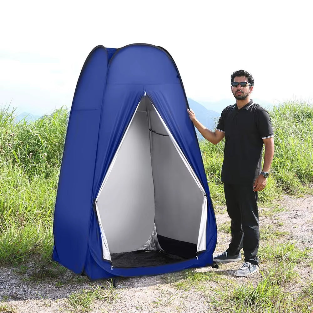 Portable Pop-Up Privacy Shower Tent Spacious Changing Room for Camping Fishing Hiking Beach Outdoor Toilet Shower Bathroom