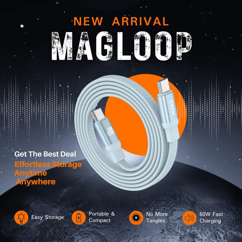 Magloop Snapcharge 60W, Notangle, Pocketcable, Neat