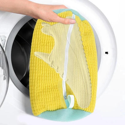 Cotton Washing Shoe Bag Set - Durable Laundry Organizer with Fluffy Fibers for Easy Dirt Removal and Anti-Deformation Protection