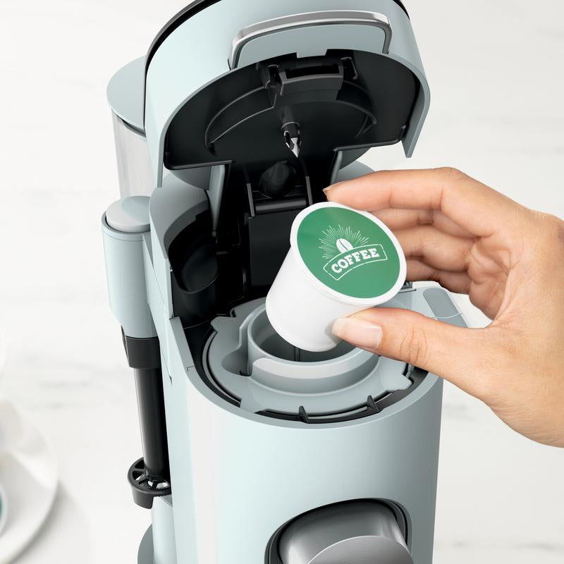 Ninja PB051 & Pb055Pods & Grounds Specialty Single-Serve Coffee Maker, K-Cup Pod Compatible, Built-In Milk Frother, 6-Oz. Cup to 24-Oz. Travel Mug Sizes, Iced Coffee Maker