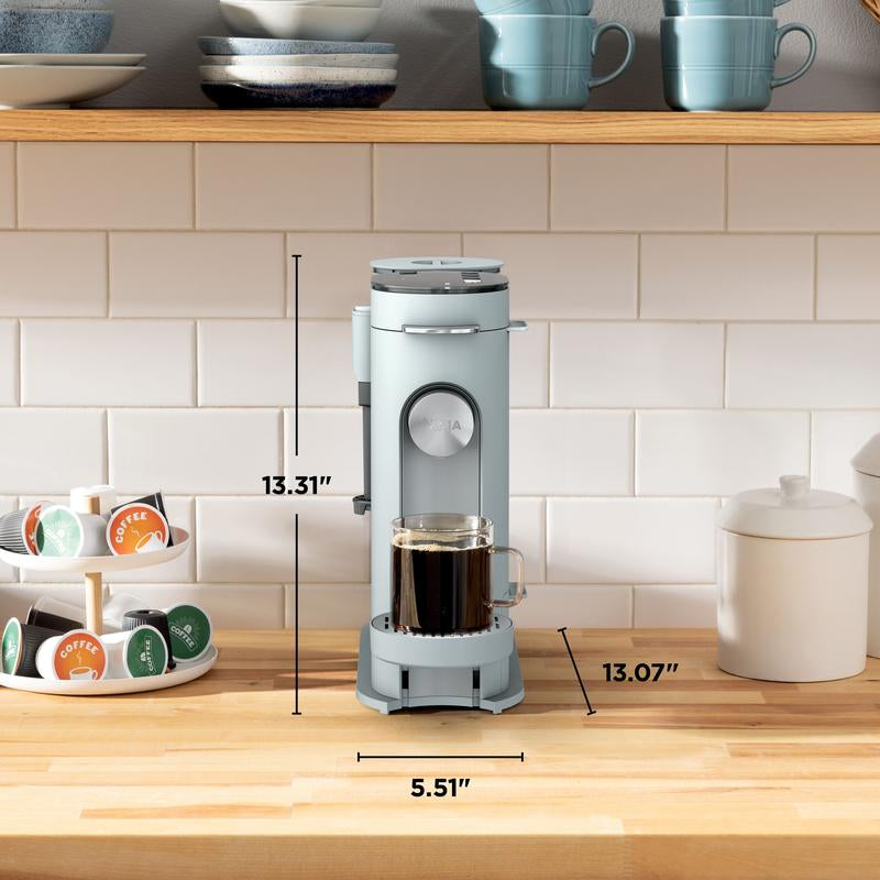 Ninja PB051 & Pb055Pods & Grounds Specialty Single-Serve Coffee Maker, K-Cup Pod Compatible, Built-In Milk Frother, 6-Oz. Cup to 24-Oz. Travel Mug Sizes, Iced Coffee Maker
