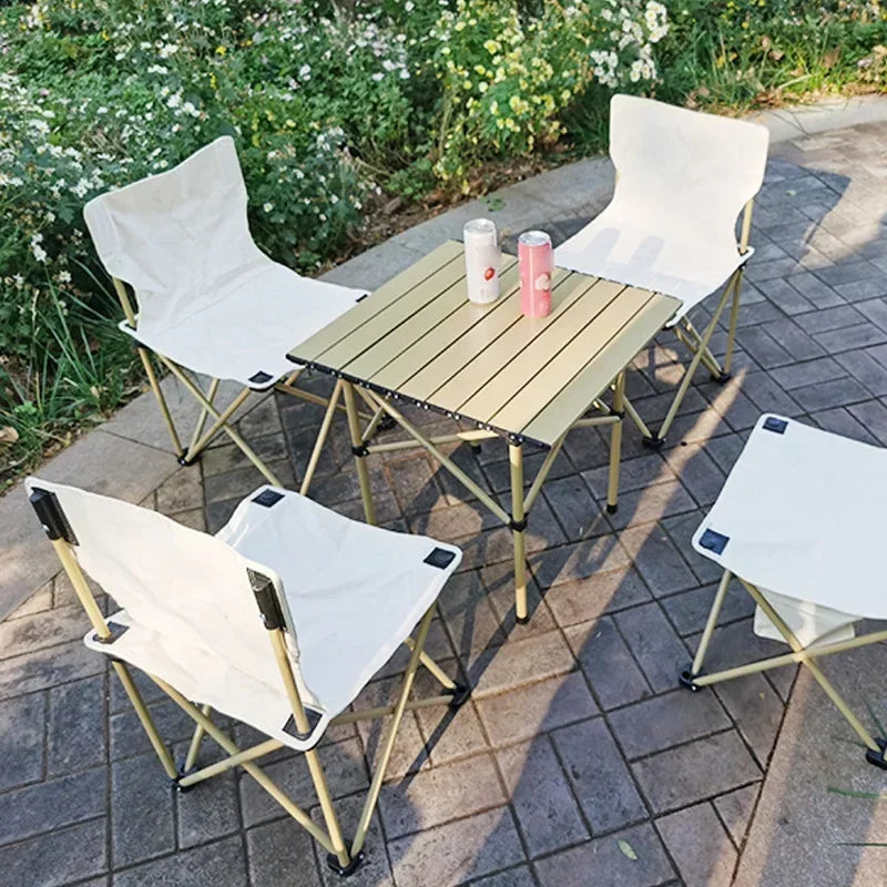 Chair Portable Picnic Moon Chair Camping Camping Gear New Metal Folding Chair Outdoor Folding