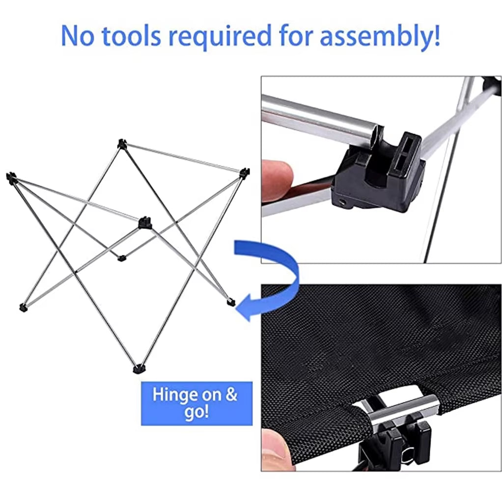 Ultralight Portable Folding Camping Table Compact Roll up Tables with Carrying Bag for Outdoor Camping Hiking Picnic