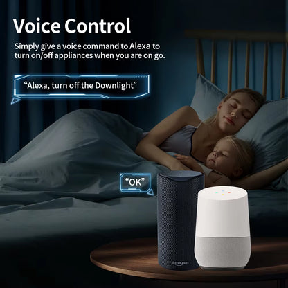TNCE TUYA Smart Plug Wifi/Zigbee Socket EU 16A/20A with Power Monitor Timing Function Voice Control Works with Alexa Googlehome