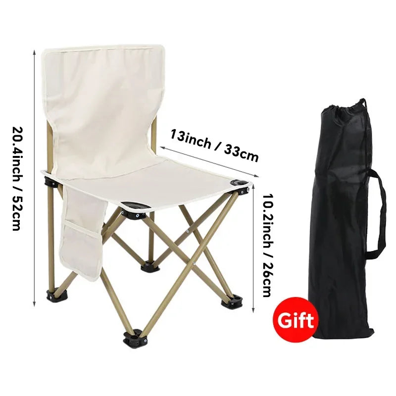 Chair Portable Picnic Moon Chair Camping Camping Gear New Metal Folding Chair Outdoor Folding