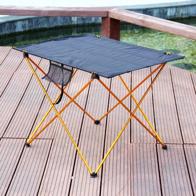 Ultralight Portable Folding Camping Table Compact Roll up Tables with Carrying Bag for Outdoor Camping Hiking Picnic