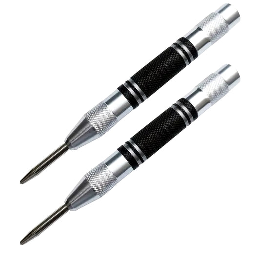 Auto Center Puncher Hole Marker Wood Metal Steel Spring Load Kerner Drill Locator Heavy Duty Punch Carpentry Automatic Hand Tool