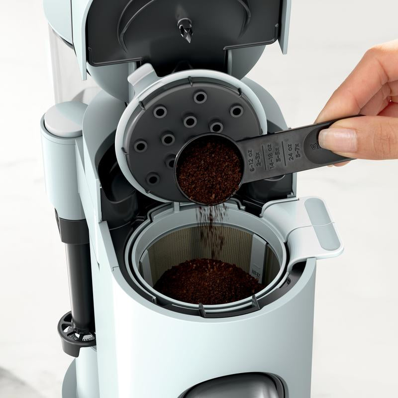 Ninja PB051 & Pb055Pods & Grounds Specialty Single-Serve Coffee Maker, K-Cup Pod Compatible, Built-In Milk Frother, 6-Oz. Cup to 24-Oz. Travel Mug Sizes, Iced Coffee Maker