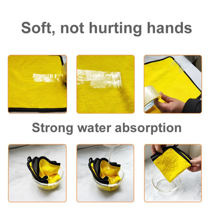 3/5/10 Pcs Extra Soft Car Wash Microfiber Towel Car Cleaning Drying Cloth Car Care Cloth Detailing Car Washtowel Never Scrat