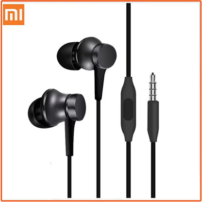 Original Xiaomi Piston 3 Earphone Bass Wired 3.5MM In-Ear Sport Headphone with Mic Headset for Phone Xiaomi Samsung Huawei