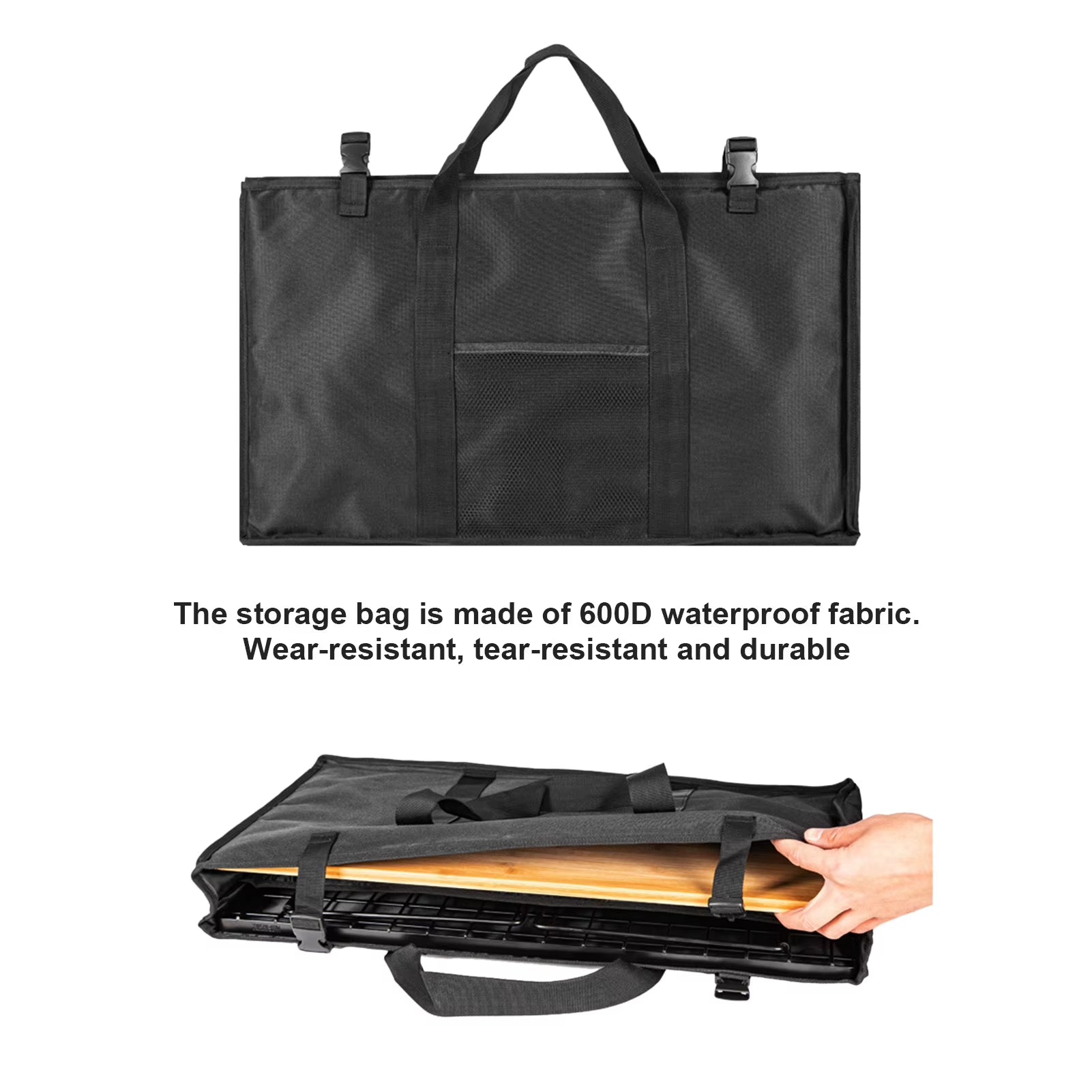 Camping Table Storage Bag Foldable Waterproof Organizer Outdoor Folding Oxford Iron Table Storage Bag Dustproof Durable Tote Bag