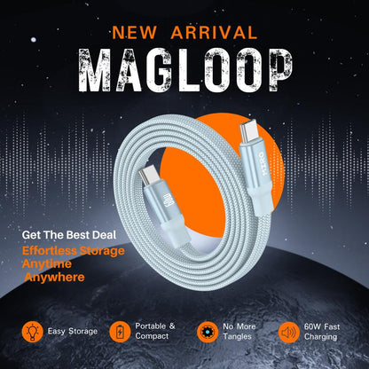 Magloop Snapcharge 60W, Notangle, Pocketcable, Neat
