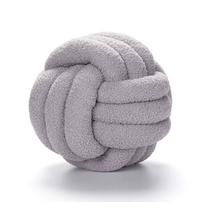 Knot Ball round Throw Pillows Home Decor Soft Couch Bench Cushion Velvet Knot Pillows on Lounge Chair Backrest Pad Throw Pillows